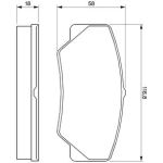 Bosch Bremsbelagsatz 0 986 491 410 Bosch Bremsbelagsatz 0 986 491 410
