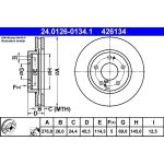 Bremsscheibe Mitsubishi P. Lancer/Space Runner 1.3-2.0/2.4Gdi 99 24.0126-0134.1 Bremsscheibe Mitsubishi P. Lancer/Space Runner 1.3-2.0/2.4Gdi 99 24.0126-0134.1