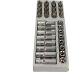 Satz Steckschlüsseleinsätze Torx, Spline 1/2 32-Teilig, Modul 1/3 SE-4532 Satz Steckschlüsseleinsätze Torx, Spline 1/2 32-Teilig, Modul 1/3 SE-4532