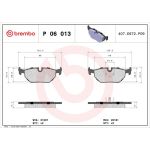 BREMBO Bremsklötze HA P 06 013