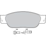 Valeo Bremsbelagsatz 598439 Valeo Bremsbelagsatz 598439