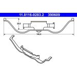 ATE Feder, bremssattel 11.8116-0283.2 ATE Feder, bremssattel 11.8116-0283.2