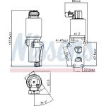 Nissens AGR-Ventil 98170 Nissens AGR-Ventil 98170