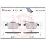BREMBO Bremsklötze VA P 23 103 BREMBO Bremsklötze VA P 23 103