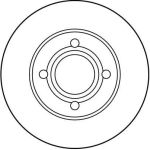 Bremsscheibe Vw P. A80 1.8/2.0 DF1530 Bremsscheibe Vw P. A80 1.8/2.0 DF1530