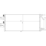 KONDENSATOR, KLIMAANLAGE NRF350475 KONDENSATOR, KLIMAANLAGE NRF350475