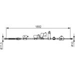Handbremsseil li 1987482439 Handbremsseil li 1987482439