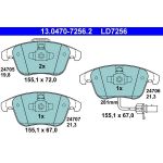 ATE Bremsbelagsatz Audi S. A4/A5 07-17 Keramik 13.0470-7256.2 ATE Bremsbelagsatz Audi S. A4/A5 07-17 Keramik 13.0470-7256.2