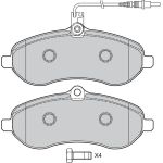 Valeo Bremsbelagsatz 598899 Valeo Bremsbelagsatz 598899