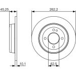 Bremsscheibe 0 986 479 A44