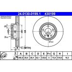 Bremsscheibe Bmw P. X5/X6 07- 348Mm 24.0130-0199.1 Bremsscheibe Bmw P. X5/X6 07- 348Mm 24.0130-0199.1