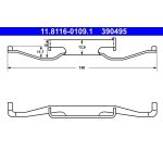 Feder, Bremssattel 11.8116-0109.1 Feder, Bremssattel 11.8116-0109.1