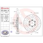 Brembo Bremsscheibe 09.C244.1X