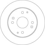 86 482 022 Bremsscheibe HA DF4815 86 482 022 Bremsscheibe HA DF4815
