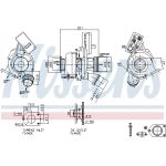 NISSENS Turbolader 93519