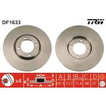TRW Bremsscheibe DF1633