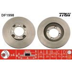 TRW Bremsscheibe DF1998 TRW Bremsscheibe DF1998