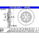 ATE Bremsscheibe 24.0128-0240.1