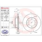 82 481 147 Bremsscheibe VA 09.B461.11 82 481 147 Bremsscheibe VA 09.B461.11