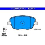 Bremsbelagsatz Skoda P. Fabia/Roomster 99-15 13.0460-2883.2 Bremsbelagsatz Skoda P. Fabia/Roomster 99-15 13.0460-2883.2