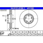 Bremsscheibe 24.0131-0100.1