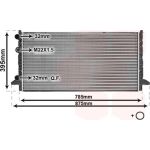 Van Wezel Motorkühler 58002121