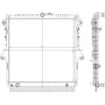 Kühler, Motorkühlung 560001 Kühler, Motorkühlung 560001