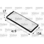 Valeo Innenraumfilter 698165 Valeo Innenraumfilter 698165