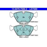 ATE Bremsbelagsatz BMW Vorderachse E39 2.0-3.5 95-04 Keramik 13.0470-7089.2 ATE Bremsbelagsatz BMW Vorderachse E39 2.0-3.5 95-04 Keramik 13.0470-7089.2