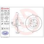 83 482 024 Bremsscheibe HA 08.C135.11 83 482 024 Bremsscheibe HA 08.C135.11