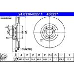 Bremsscheibe Citroen P. C5/C6 2.0-3.0Hdi 09 24.0130-0227.1 Bremsscheibe Citroen P. C5/C6 2.0-3.0Hdi 09 24.0130-0227.1