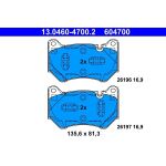 ATE Bremsbelagsatz 13.0460-4700.2 ATE Bremsbelagsatz 13.0460-4700.2