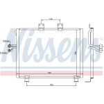 Nissens Klimakondensator PKW 940017 Nissens Klimakondensator PKW 940017