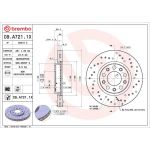 Bremsscheibe VA Xtra 09.A721.1X Bremsscheibe VA Xtra 09.A721.1X
