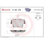 BREMBO Bremsklötze HA P 23 175 BREMBO Bremsklötze HA P 23 175