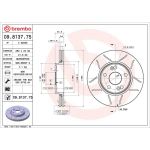 Brembo Bremsscheibe 09.8137.75 Brembo Bremsscheibe 09.8137.75