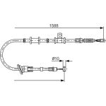Bosch Handbremsseil rechts 1987482246 Bosch Handbremsseil rechts 1987482246