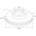 Valeo Bremsscheibe 197577 Valeo Bremsscheibe 197577