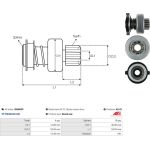 FREILAUFGETRIEBE, STARTER SD0063P FREILAUFGETRIEBE, STARTER SD0063P