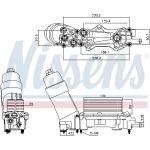 Nissens Ölkühler PKW 91336
