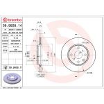 70 481 028 Bremsscheibe VA 09.9928.14 70 481 028 Bremsscheibe VA 09.9928.14
