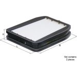 MAHLE Innenraumfilter LA 455/S, mit 4-Zonen Klimaautomatik, Partikelfilter, 185 x 212 x 40,3 mm – u. a. für Mercedes-Benz E-Klasse (W211), Mercedes-Benz E-Klasse T-Modell (S211) – OE Nummer 2118301218 - l MAHLE Innenraumfilter LA 455/S, mit 4-Zonen Klimaautomatik, Partikelfilter, 185 x 212 x 40,3 mm – u. a. für Mercedes-Benz E-Klasse (W211), Mercedes-Benz E-Klasse T-Modell (S211) – OE Nummer 2118301218 - l