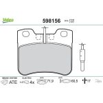 Valeo Bremsbelagsatz 598156 Valeo Bremsbelagsatz 598156
