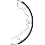 Handbremsbacken Vw Touareg/Cayenne 10 91074700
