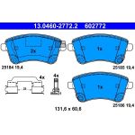 Bremsbelagsatz Kia P. Venga 1.4-1.6 10 13.0460-2772.2