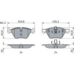 Bosch Bremsbelagsatz 0 986 494 958