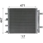 Kondensator, Klimaanlage AC 481 000S Kondensator, Klimaanlage AC 481 000S