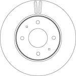 84 481 047 Bremsscheibe VA DF4809 84 481 047 Bremsscheibe VA DF4809