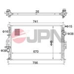 JPN Kühler, Motorkühlung 60C9014-JPN JPN Kühler, Motorkühlung 60C9014-JPN