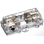 Phonocar Sicherungshalter 2x 10x38 mm mit Nickel-klemmen 04487